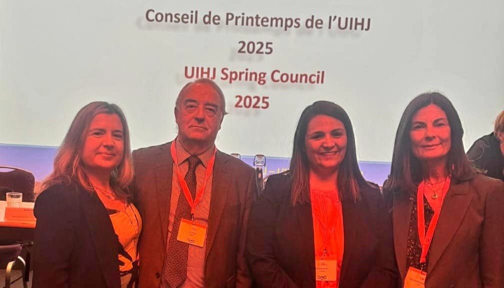 Imagen del artículo María Granizo y Luis Ortega en La Haya: un encuentro clave sobre la procura en España con los Huissiers de justicia sobre Madrid